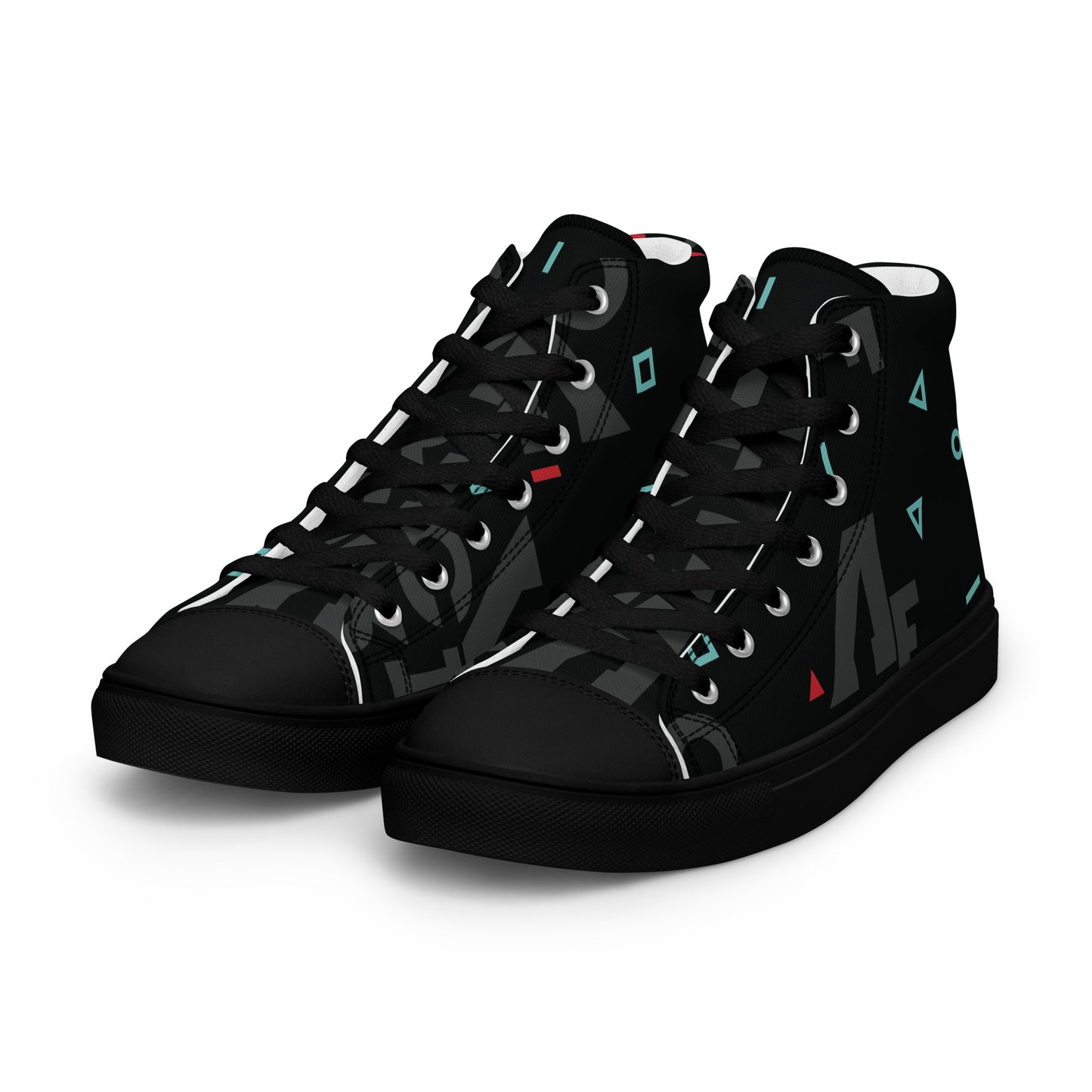 AFRICA IS THE FUTURE Women's High Top Canvas Shoes