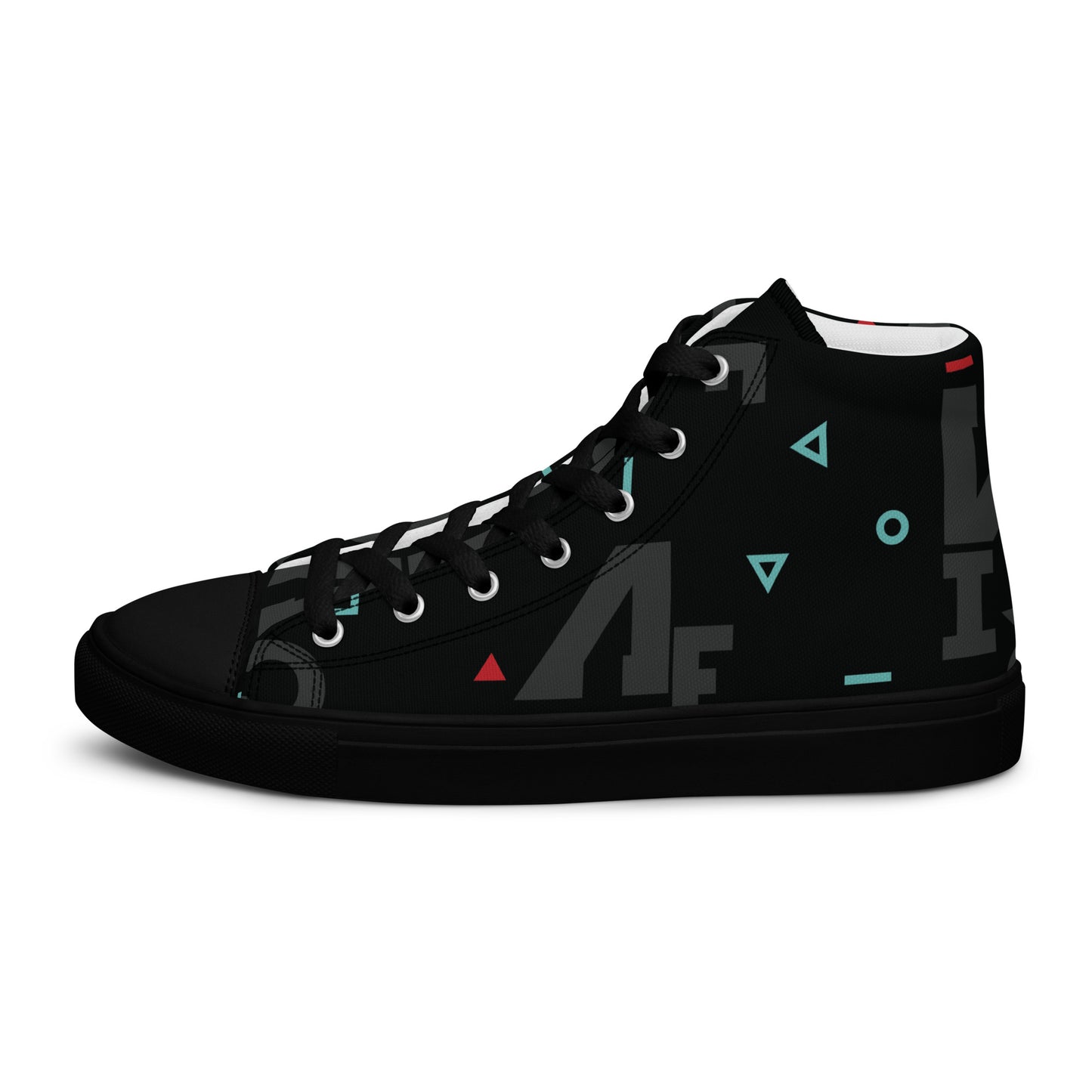 AFRICA IS THE FUTURE Women's High Top Canvas Shoes