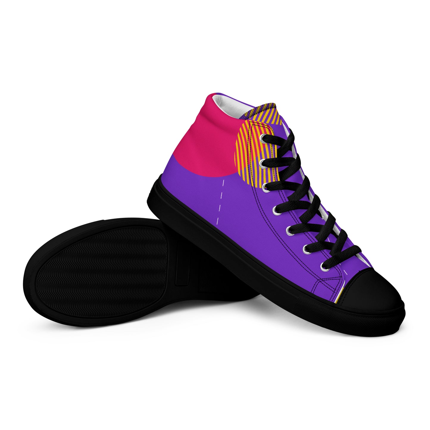 FOLLOW YOUR HEART Women’s High Top Canvas Shoes