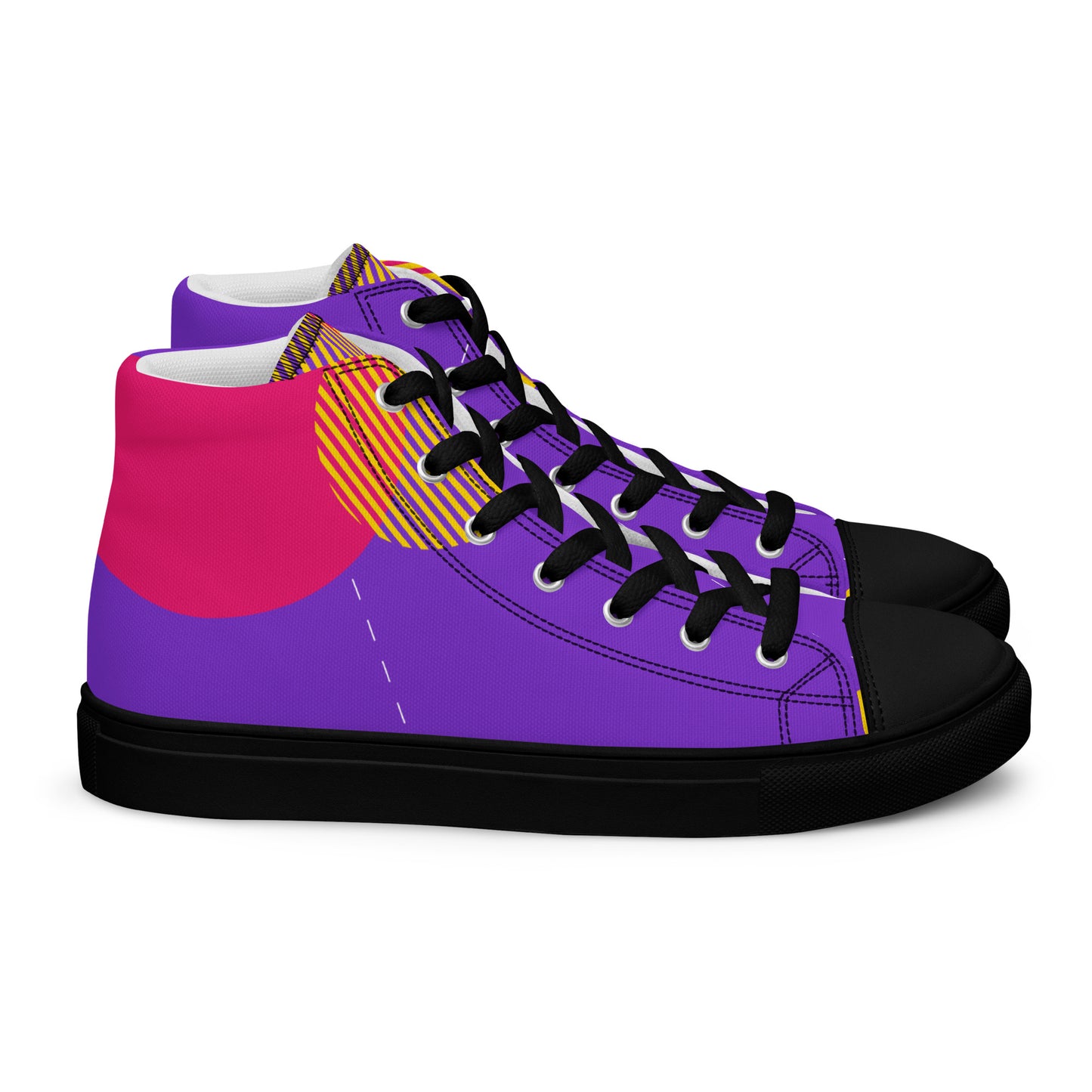 FOLLOW YOUR HEART Women’s High Top Canvas Shoes