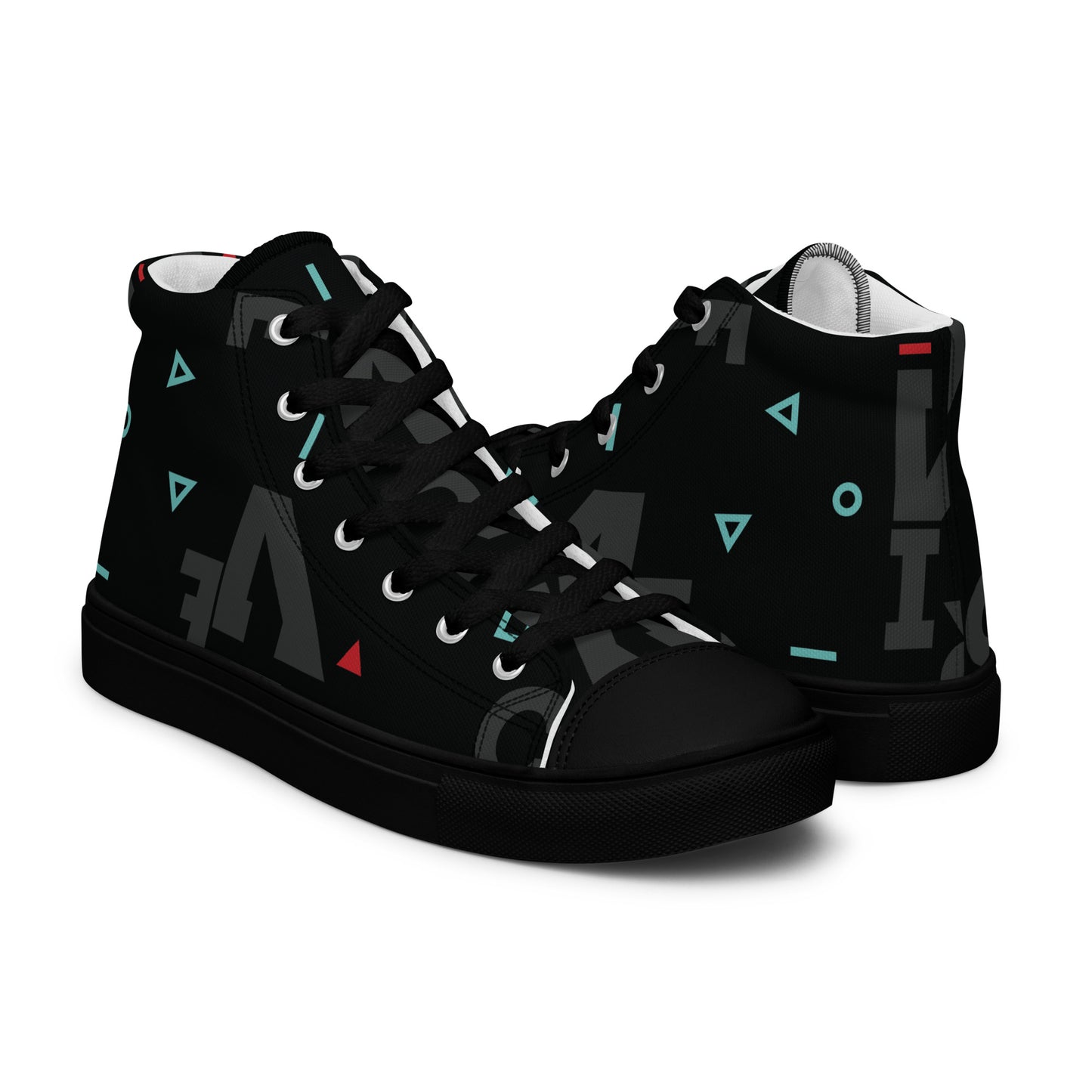 AFRICA IS THE FUTURE Women's High Top Canvas Shoes