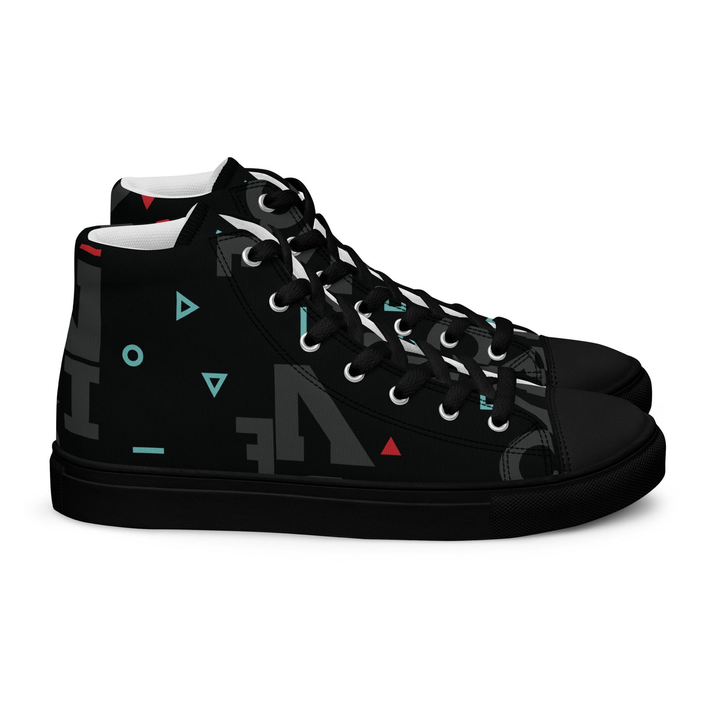 AFRICA IS THE FUTURE Women's High Top Canvas Shoes