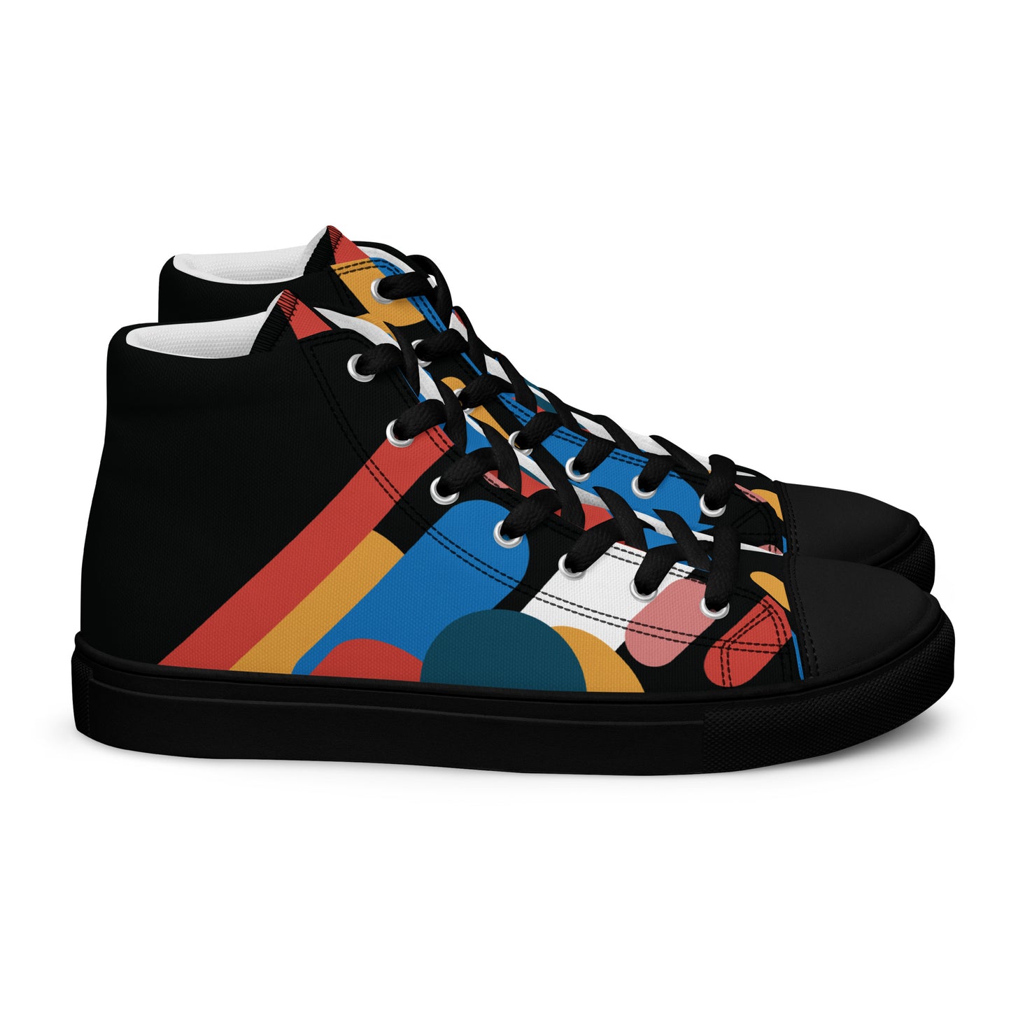 LIGHT STREAK Women's High Top Canvas Shoes