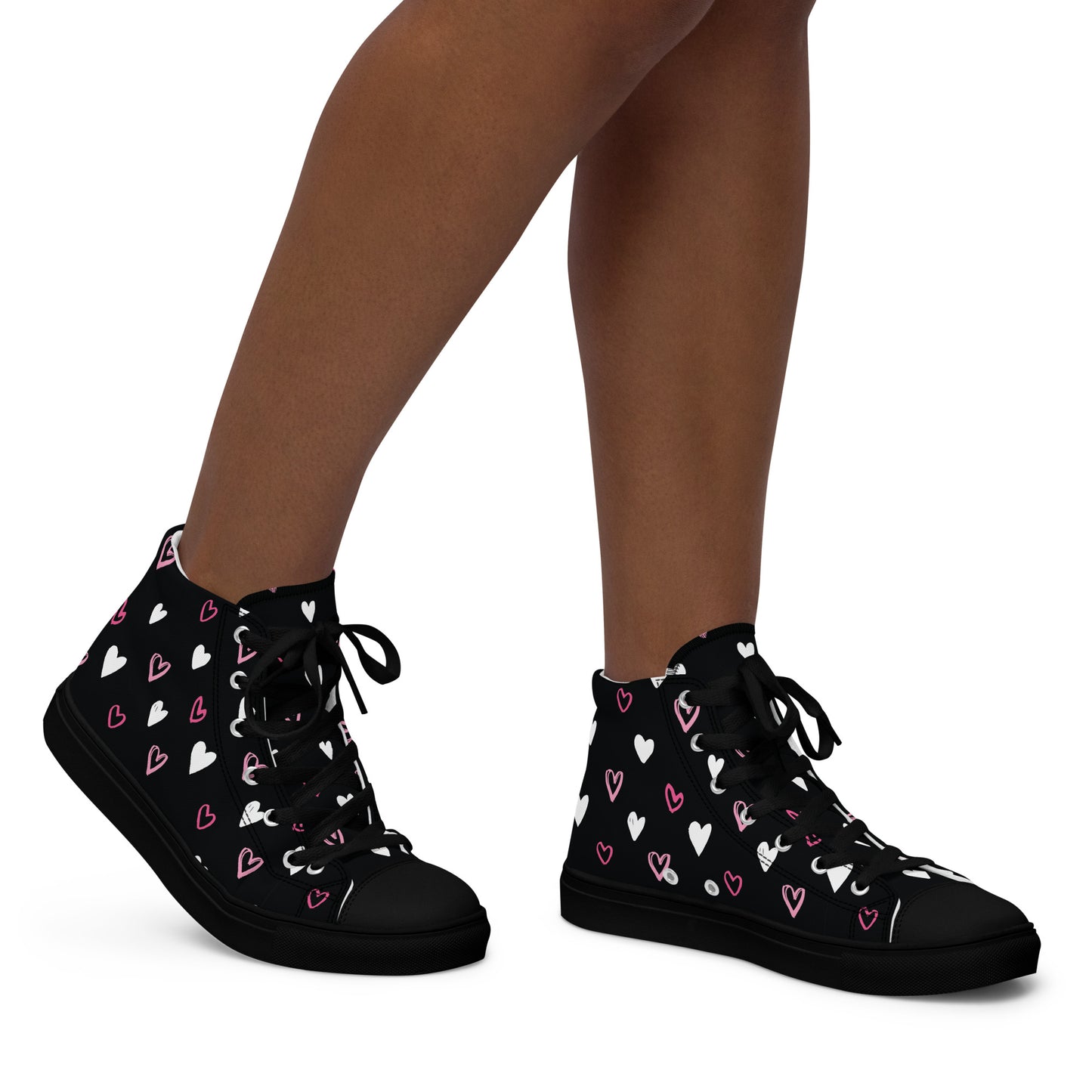 BE MY VALENTINE Women’s High Top Canvas Shoes