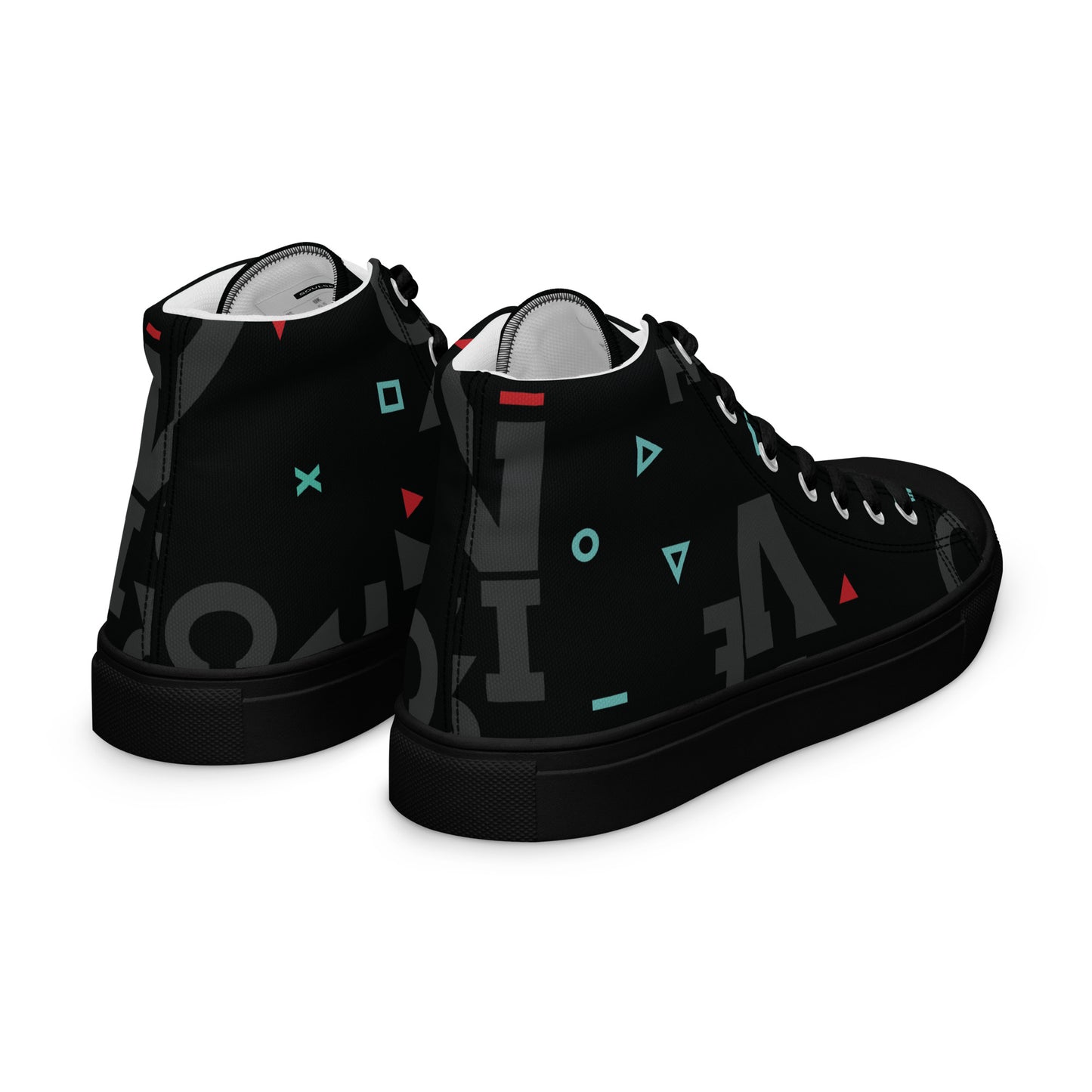 AFRICA IS THE FUTURE Women's High Top Canvas Shoes