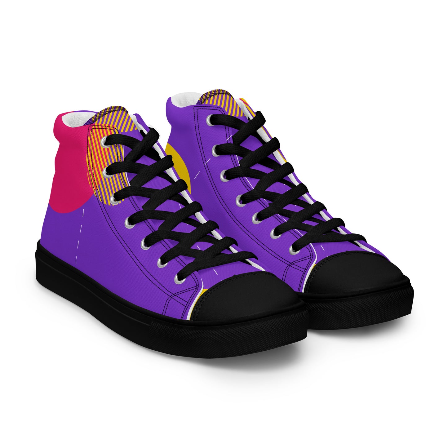 FOLLOW YOUR HEART Women’s High Top Canvas Shoes