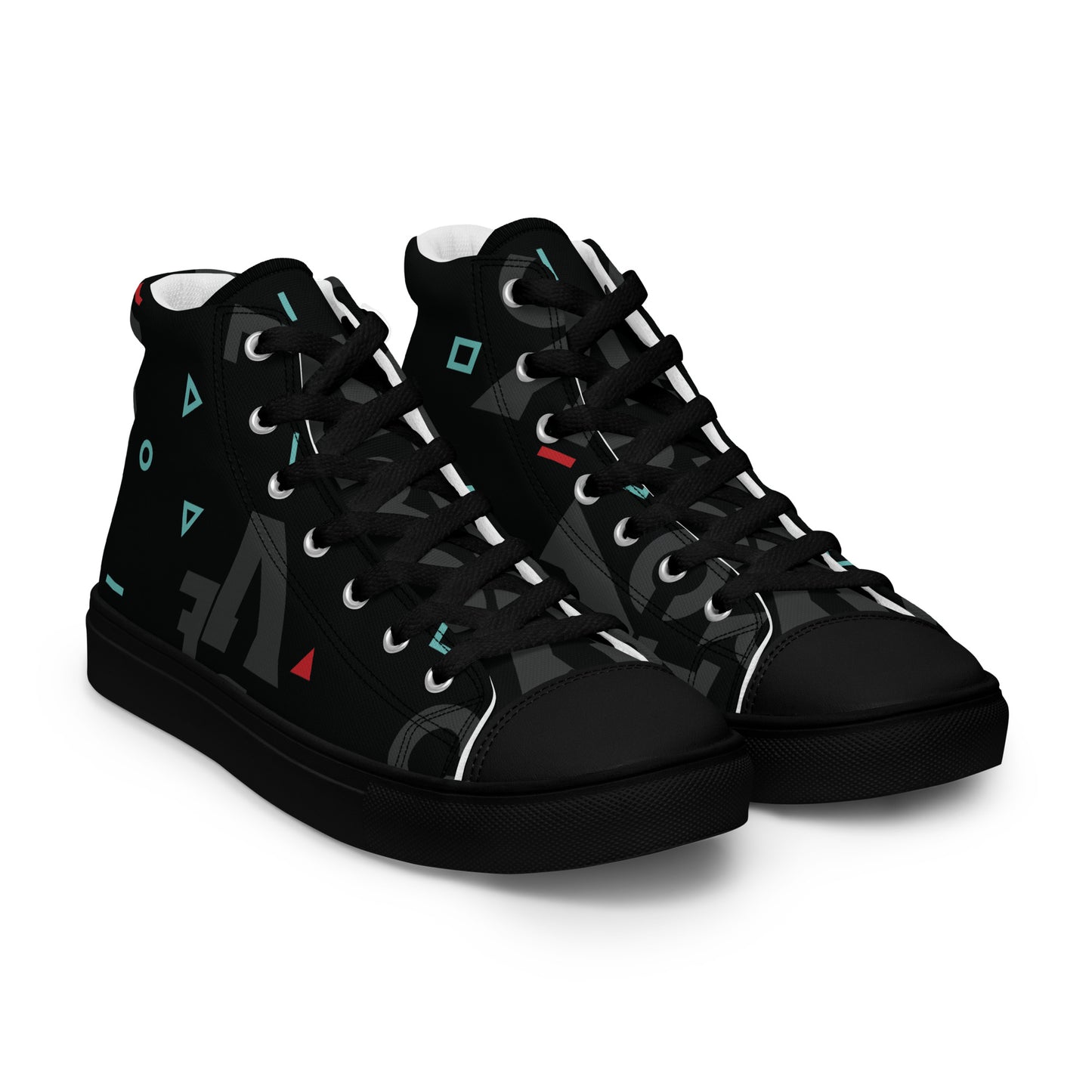 AFRICA IS THE FUTURE Women's High Top Canvas Shoes