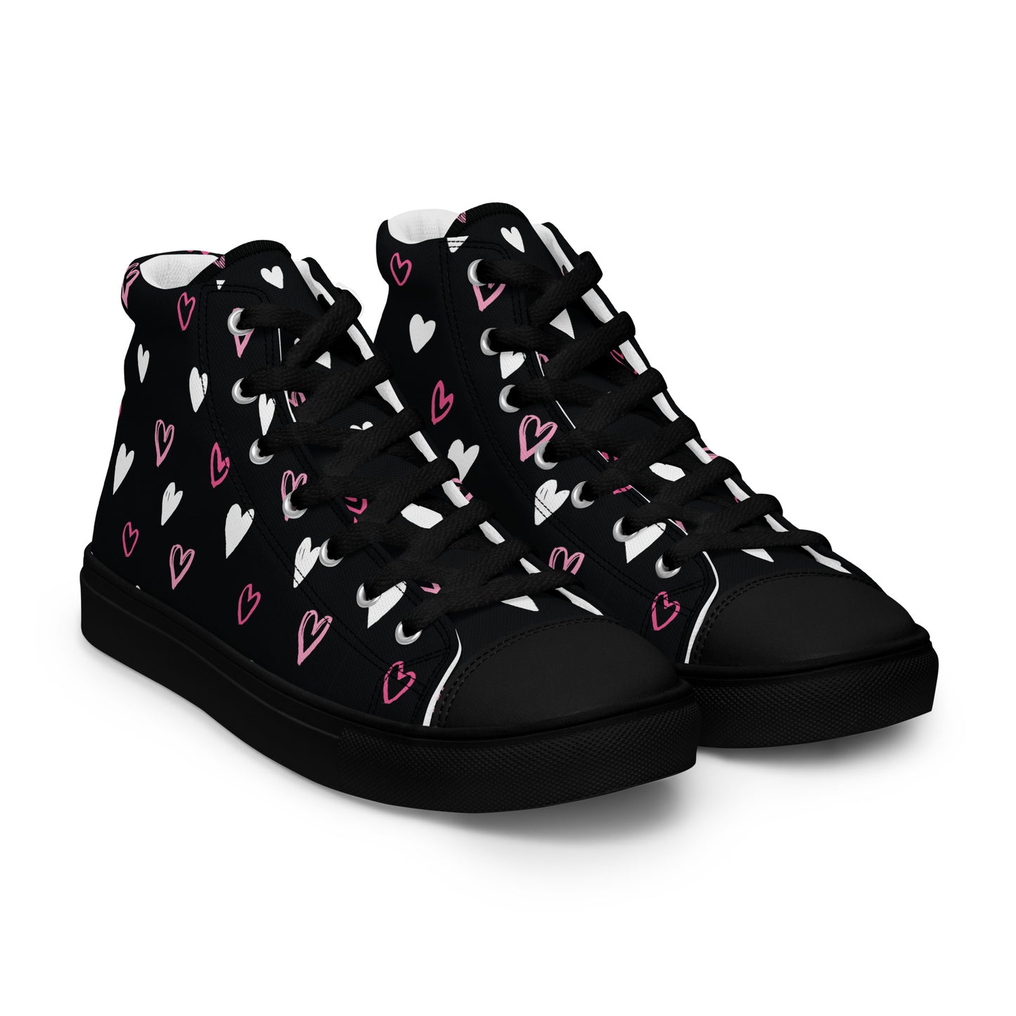 BE MY VALENTINE Women’s High Top Canvas Shoes