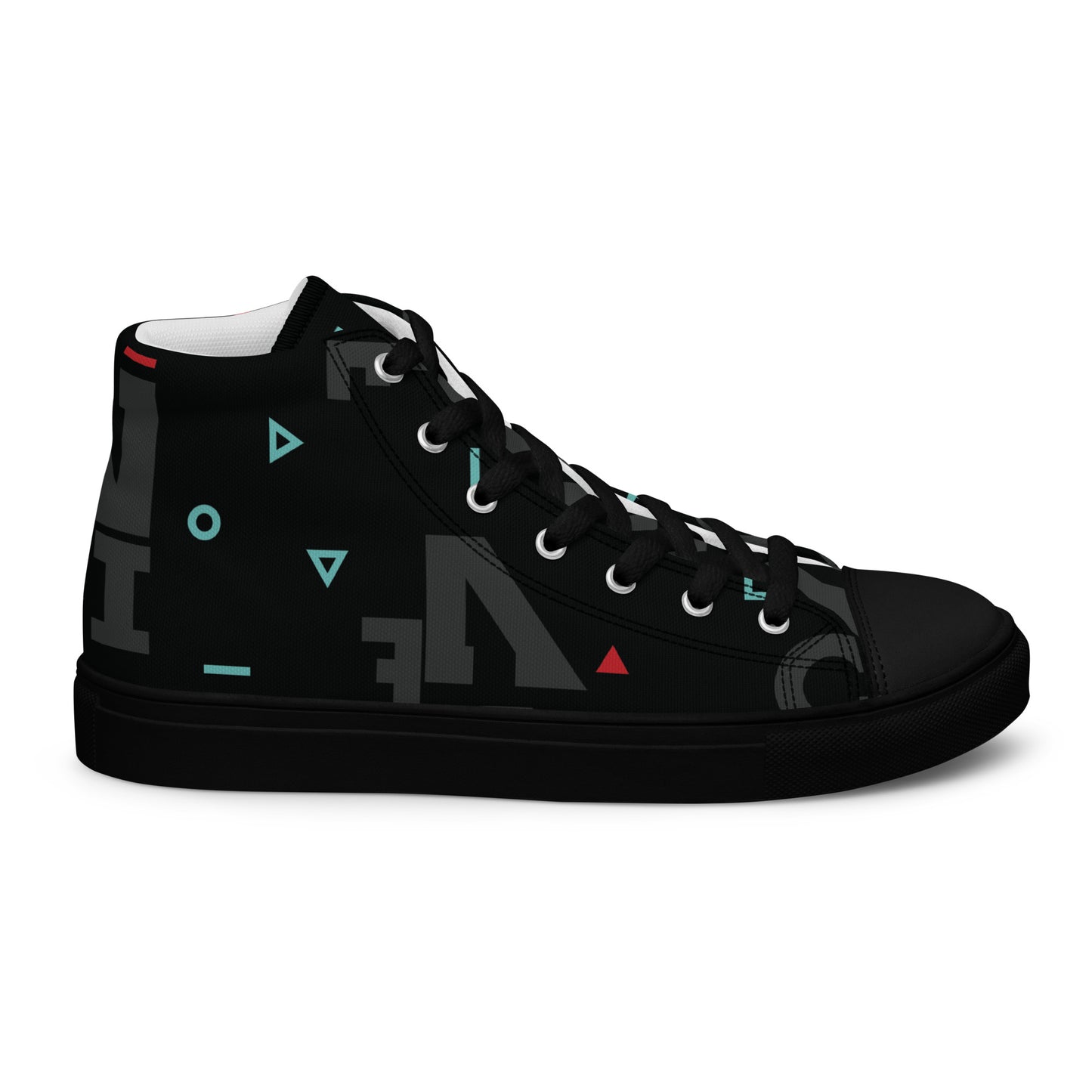 AFRICA IS THE FUTURE Women's High Top Canvas Shoes