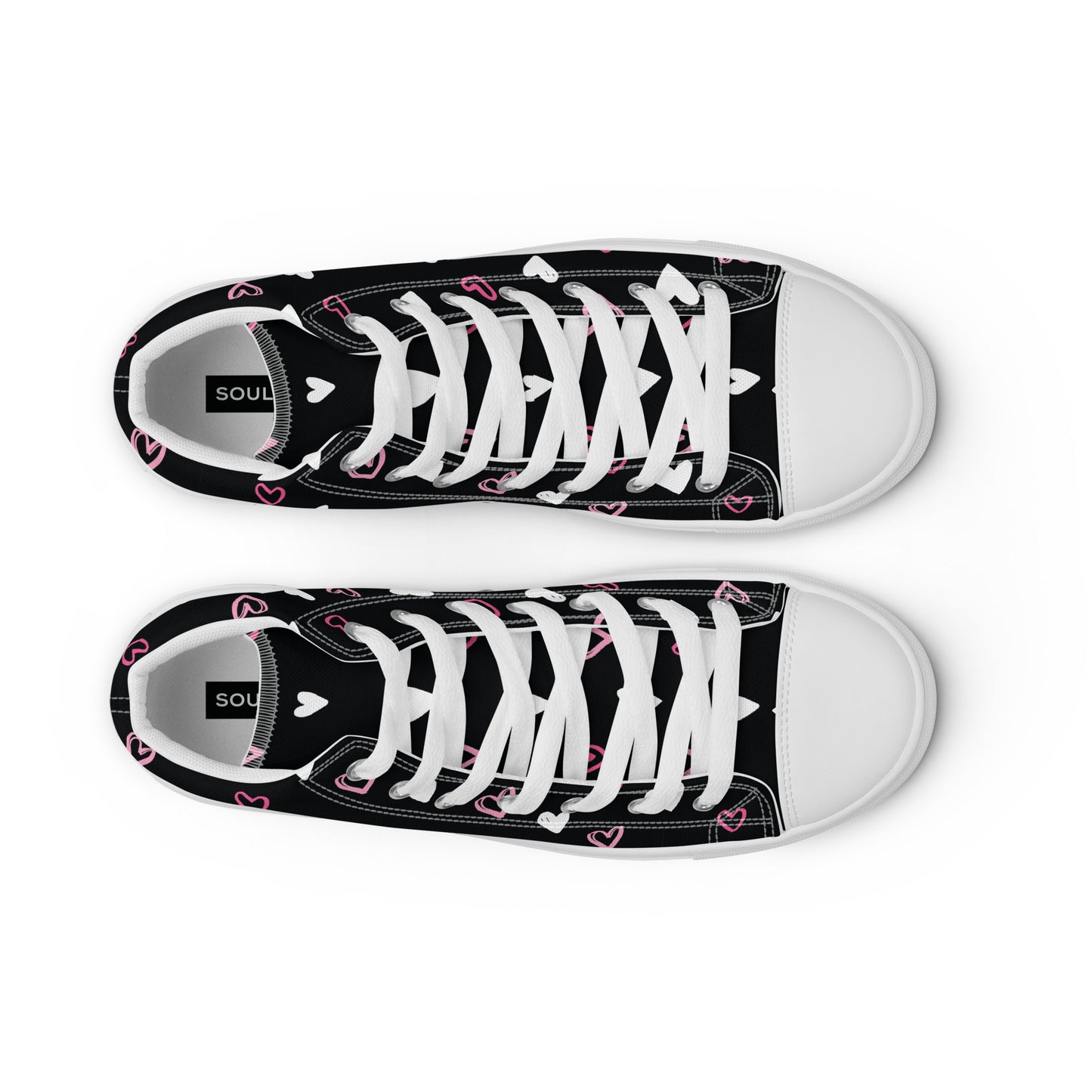 BE MY VALENTINE Women’s High Top Canvas Shoes