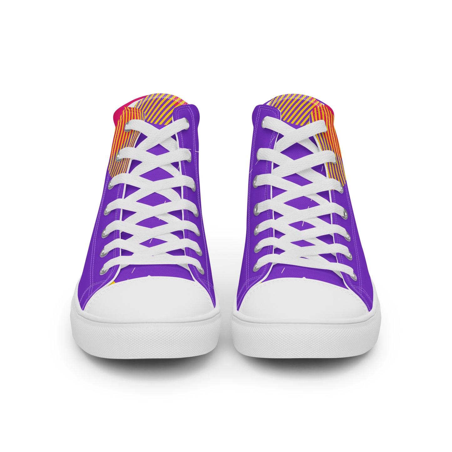 FOLLOW YOUR HEART Women’s High Top Canvas Shoes