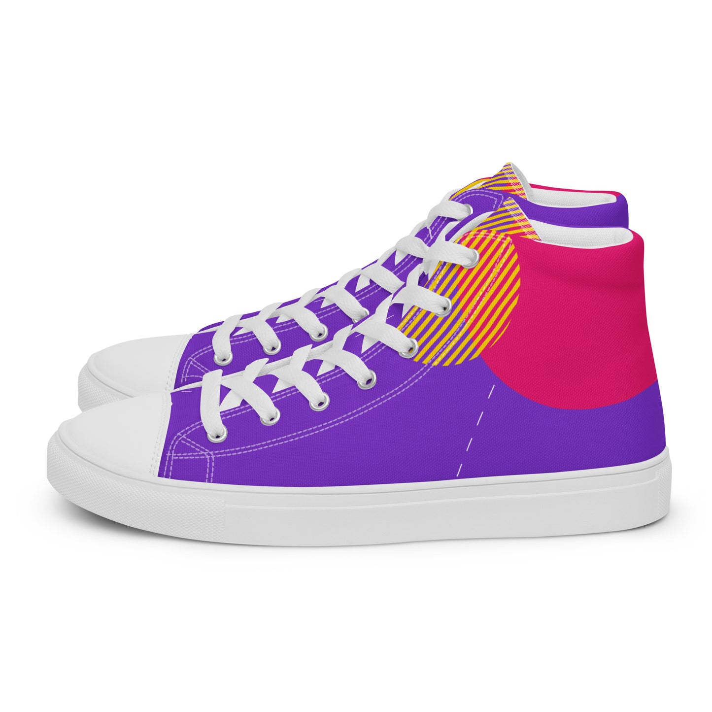 FOLLOW YOUR HEART Women’s High Top Canvas Shoes