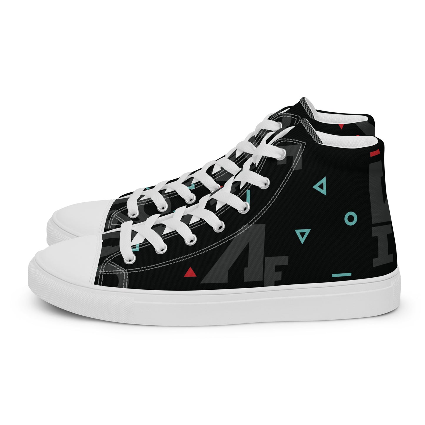 AFRICA IS THE FUTURE Women's High Top Canvas Shoes