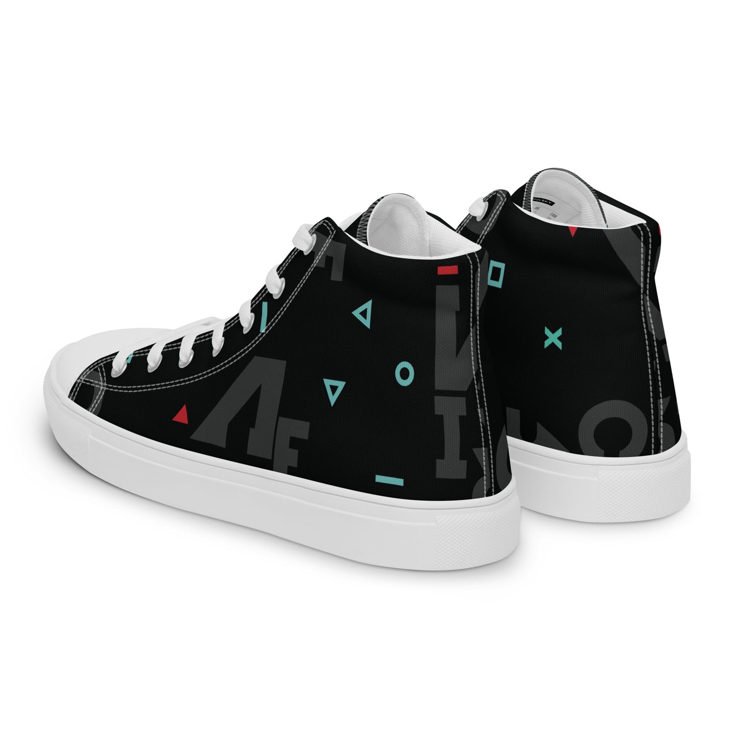 AFRICA IS THE FUTURE Women's High Top Canvas Shoes