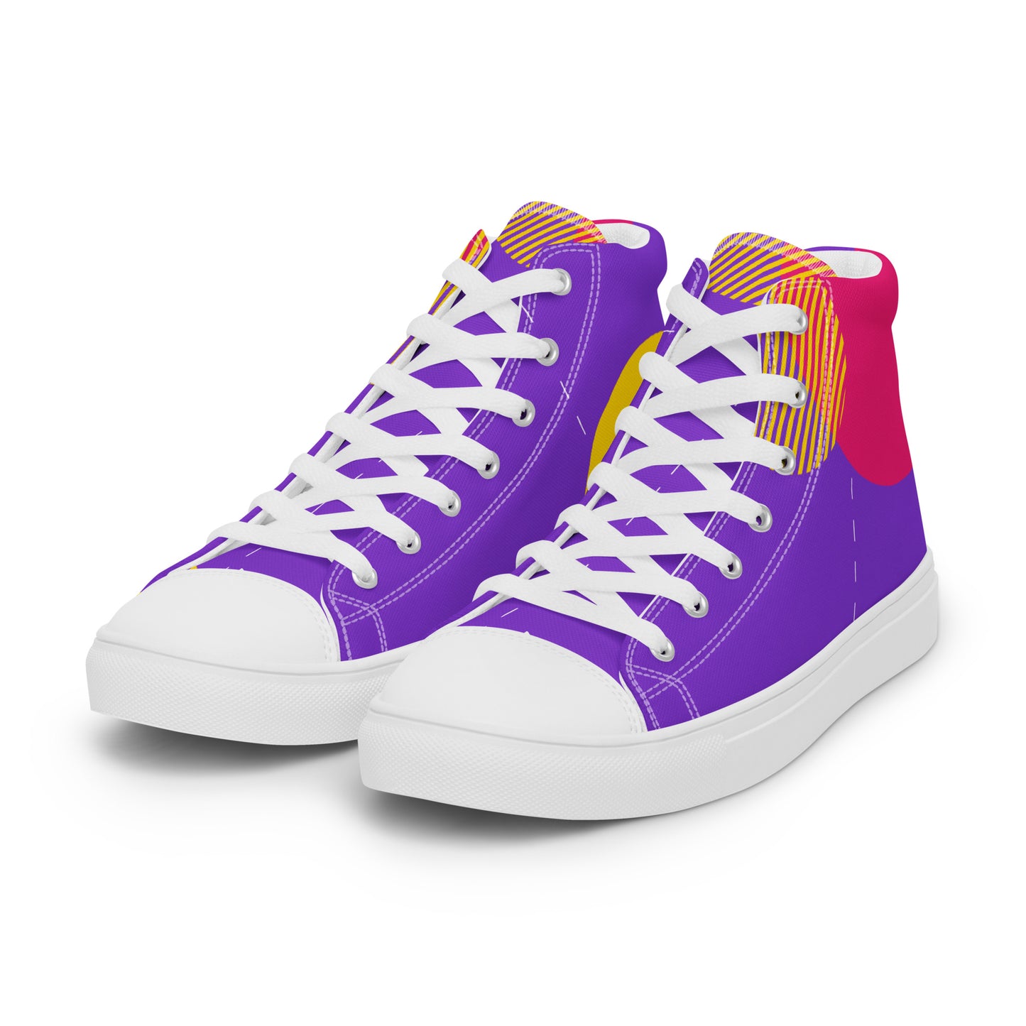 FOLLOW YOUR HEART Women’s High Top Canvas Shoes