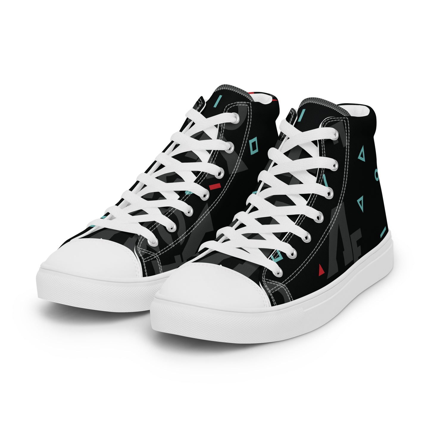 AFRICA IS THE FUTURE Women's High Top Canvas Shoes