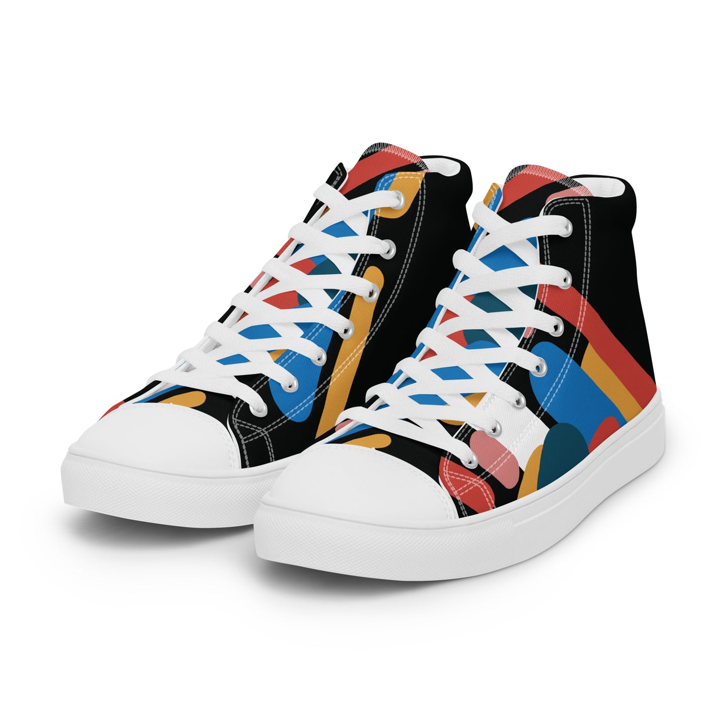 LIGHT STREAK Women's High Top Canvas Shoes