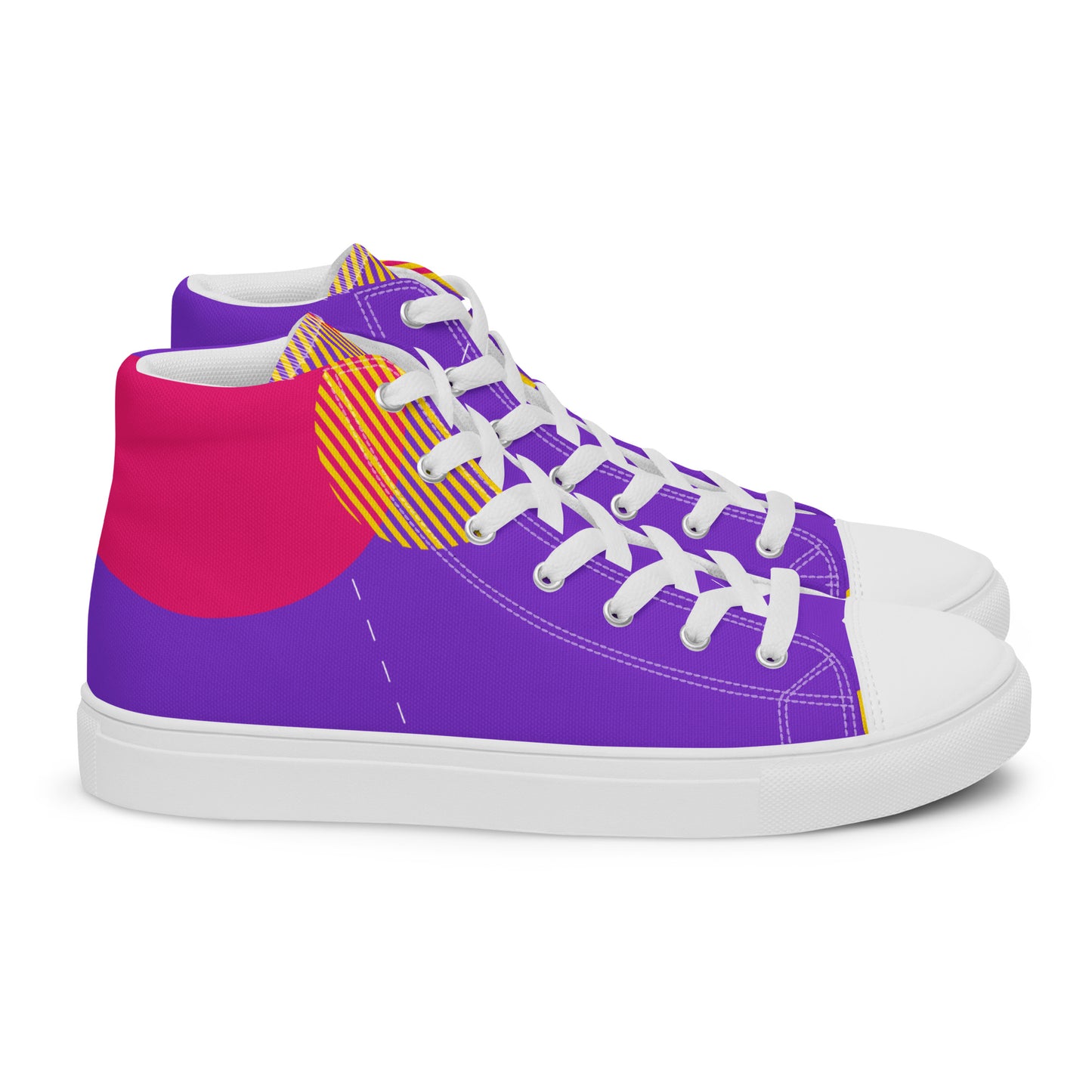 FOLLOW YOUR HEART Women’s High Top Canvas Shoes