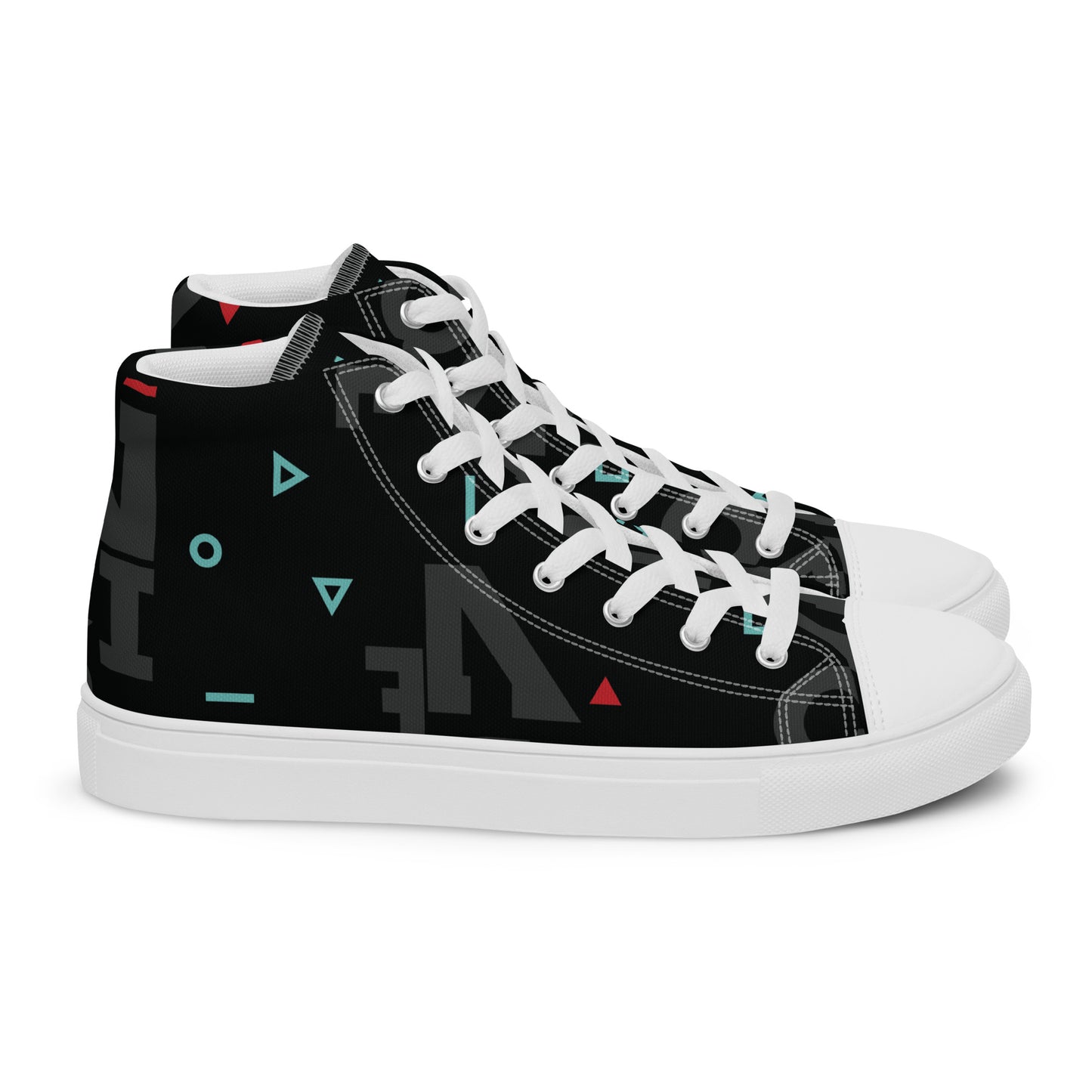 AFRICA IS THE FUTURE Women's High Top Canvas Shoes