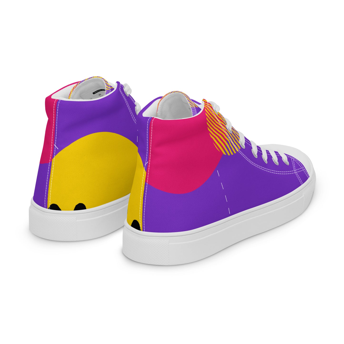 FOLLOW YOUR HEART Women’s High Top Canvas Shoes