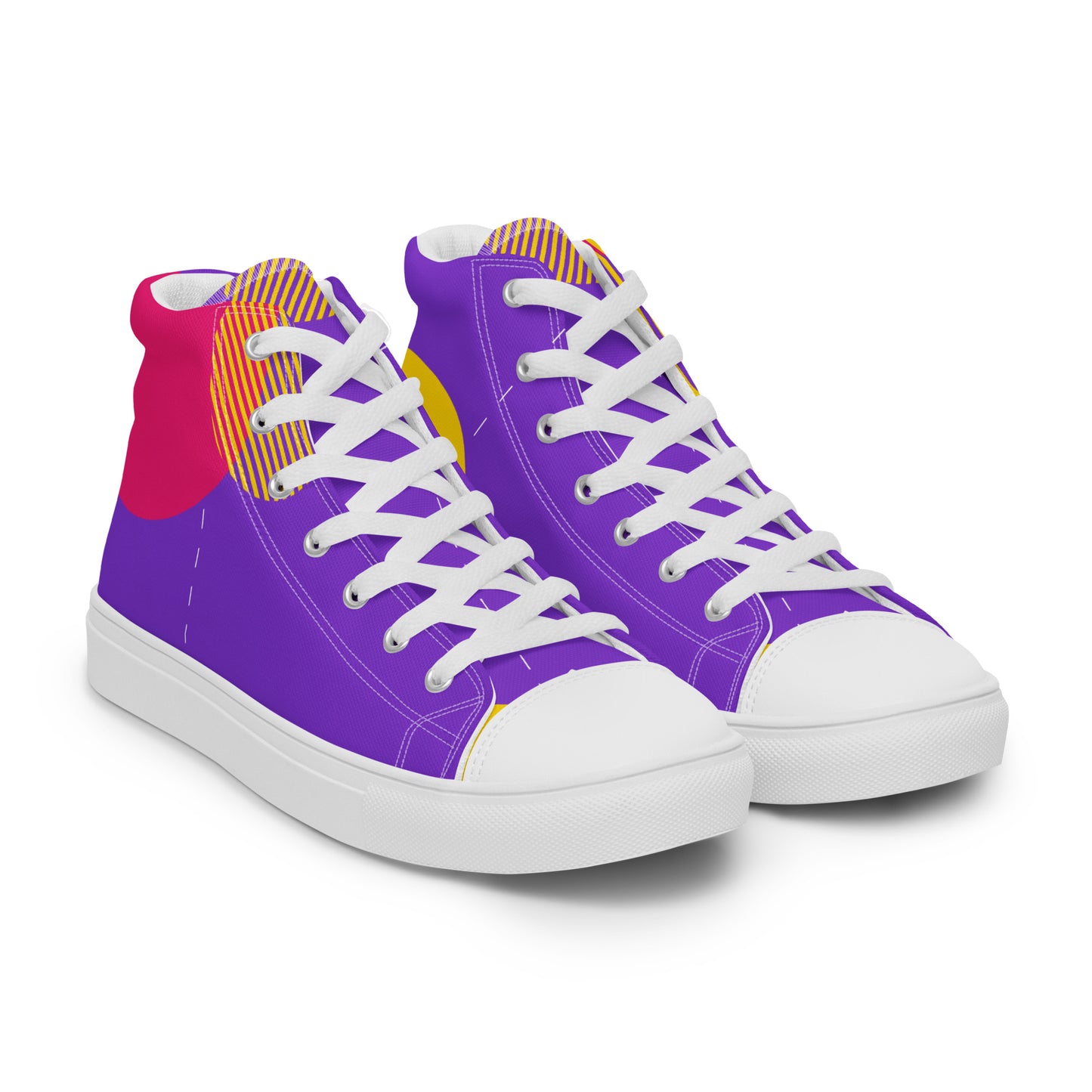 FOLLOW YOUR HEART Women’s High Top Canvas Shoes