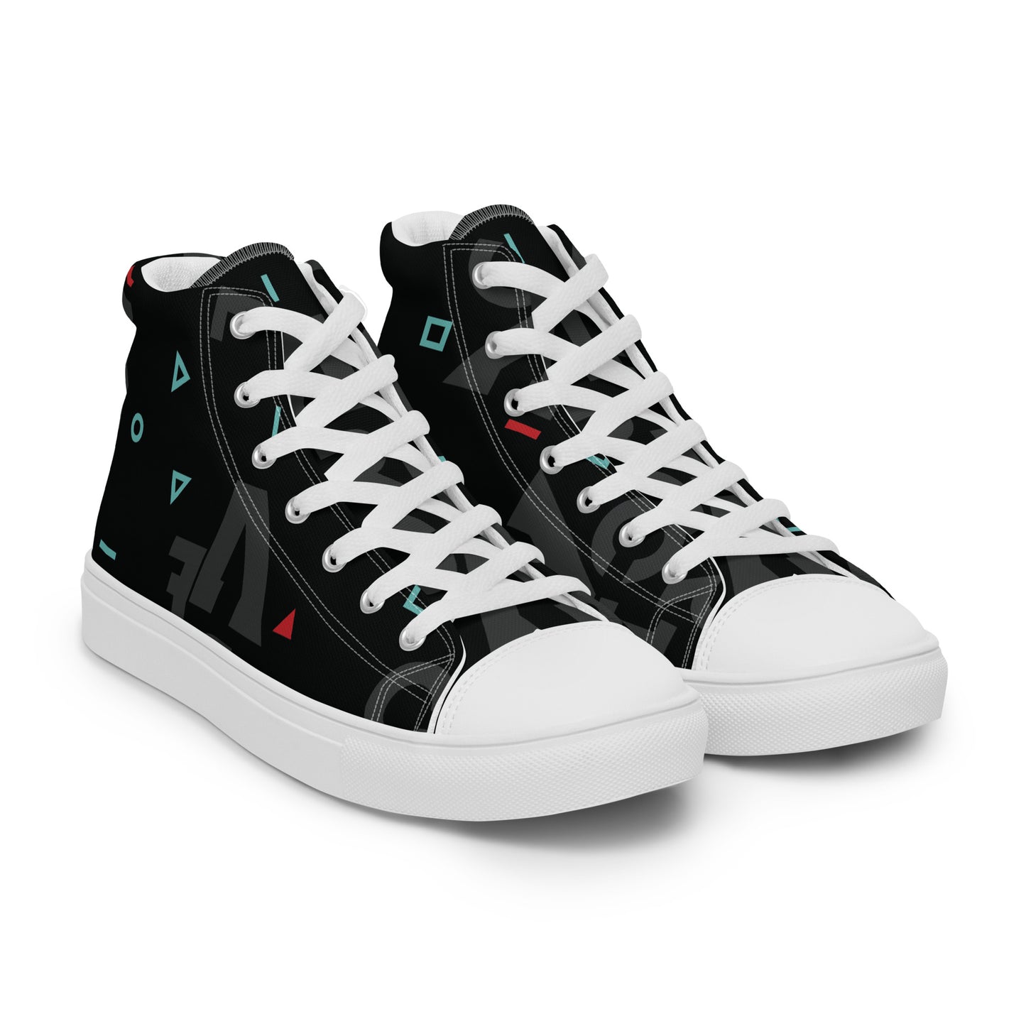 AFRICA IS THE FUTURE Women's High Top Canvas Shoes