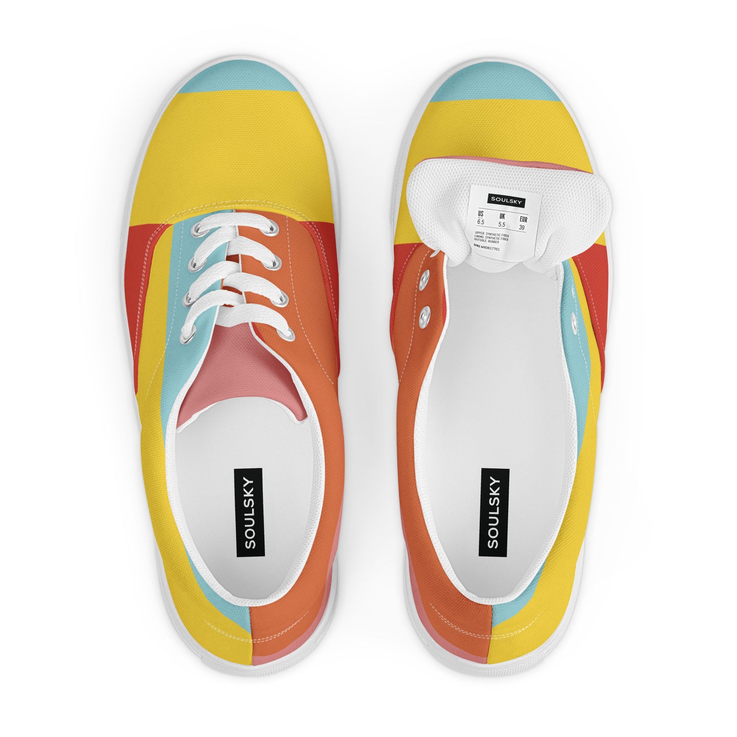 COLORFUL Women’s Lace-Up Canvas Shoes