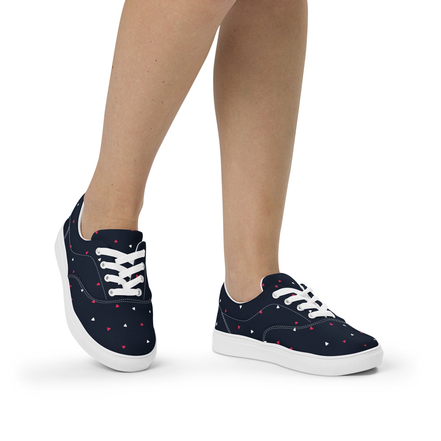 CELEBRATE GOOD TIMES Women’s Lace-Up Canvas Shoes