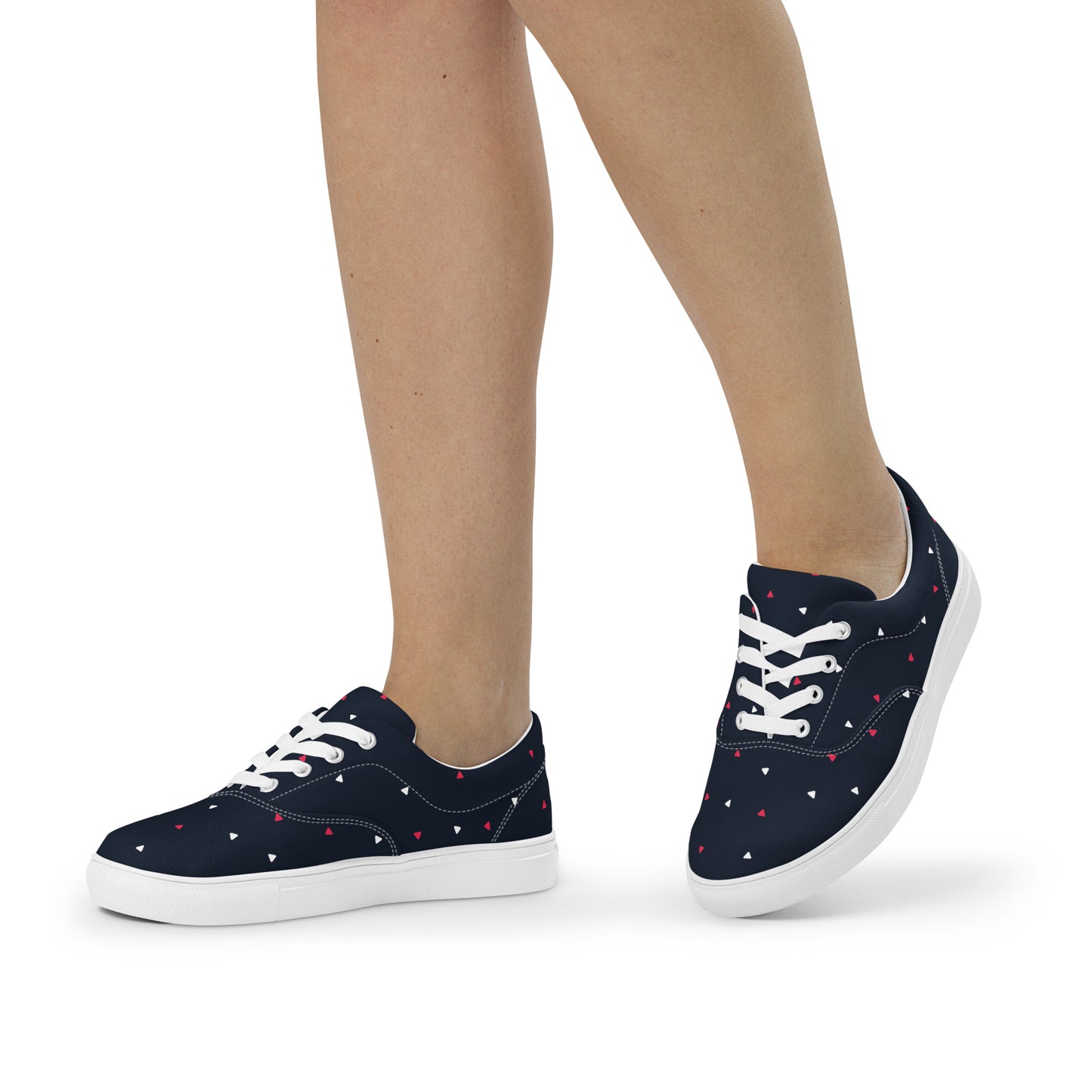 CELEBRATE GOOD TIMES Women’s Lace-Up Canvas Shoes