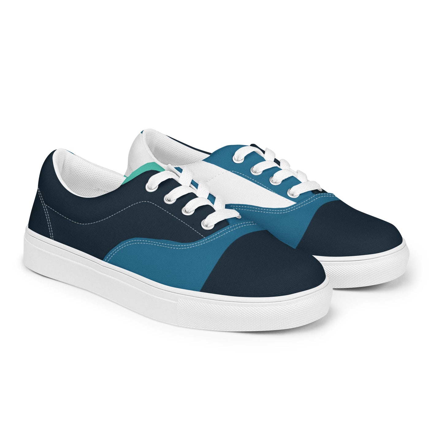 OCEAN DEPTHS Women’s Lace-Up Canvas Shoes