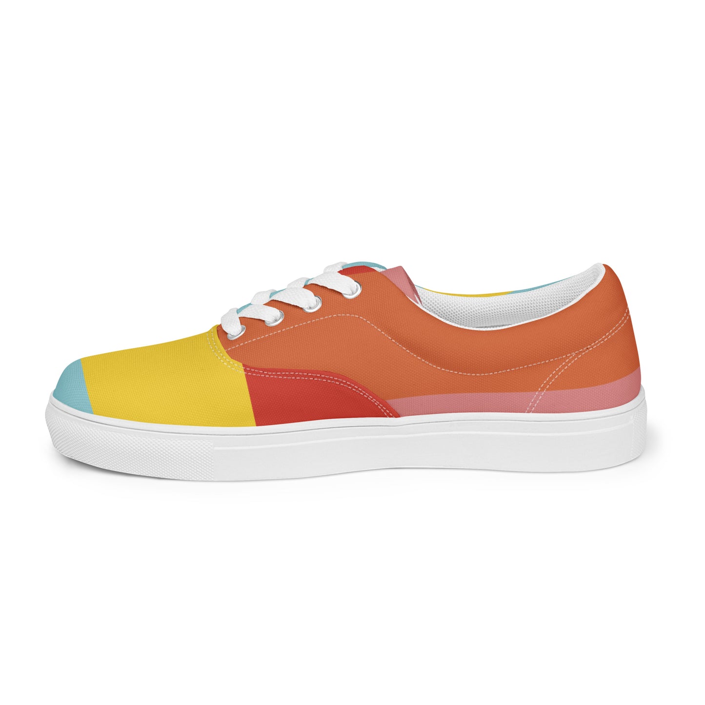 COLORFUL Women’s Lace-Up Canvas Shoes