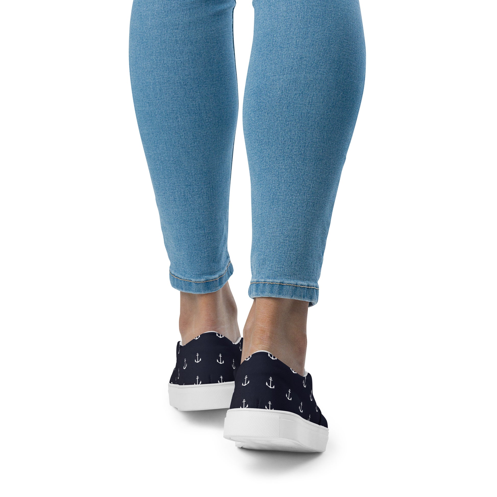 NAUTICAL Women’s Slip-On Canvas Shoes - SOULSKY 