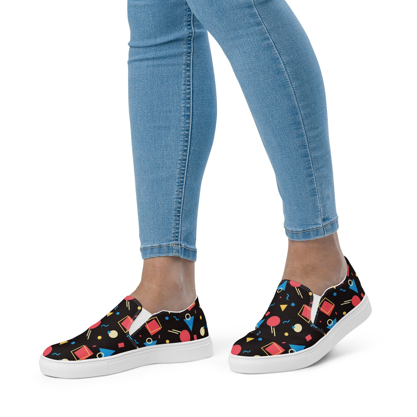 WATERMELON SUMMER Women’s Slip-On Canvas Shoes - SOULSKY 