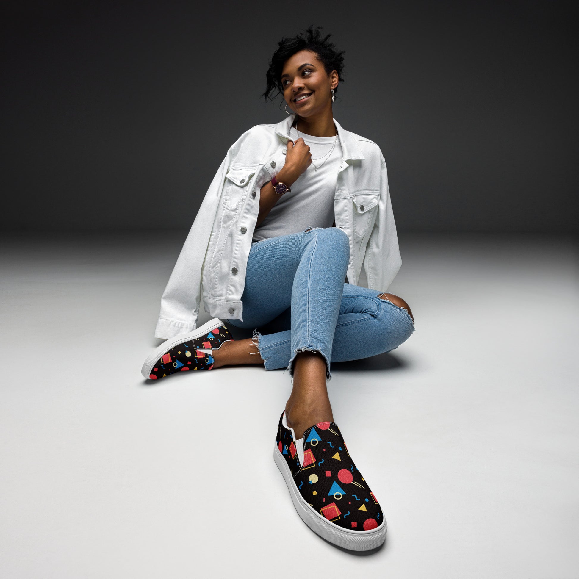 WATERMELON SUMMER Women’s Slip-On Canvas Shoes - SOULSKY 