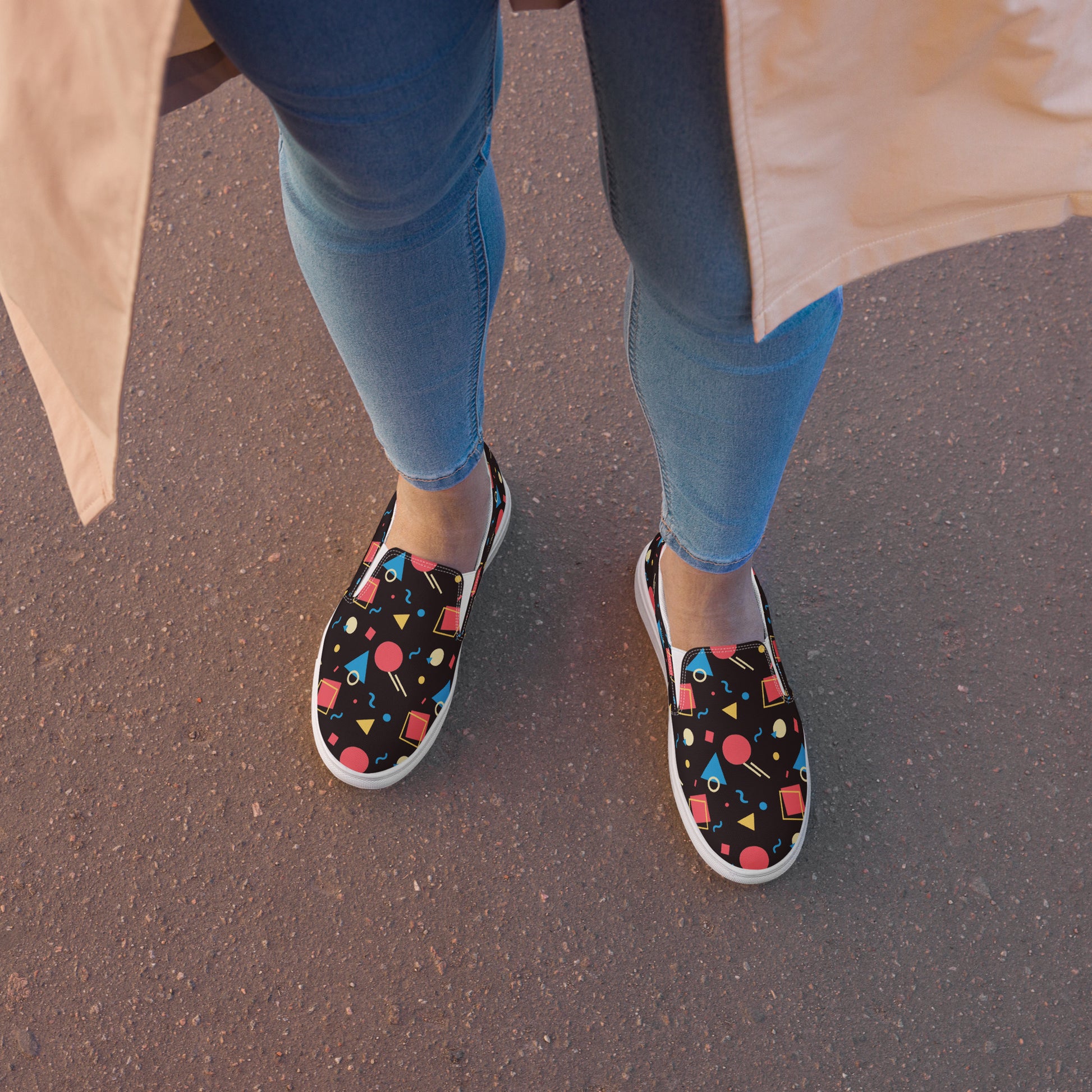 WATERMELON SUMMER Women’s Slip-On Canvas Shoes - SOULSKY 