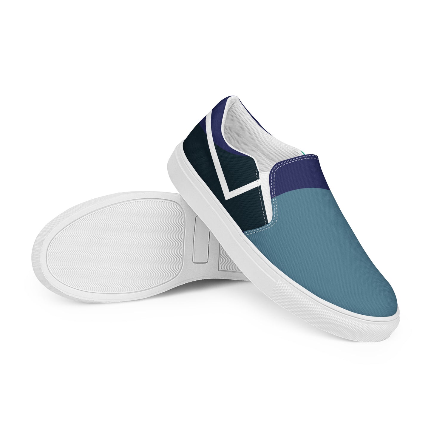 ARTIST Women’s Slip-On Canvas Shoes (Blue Shades)