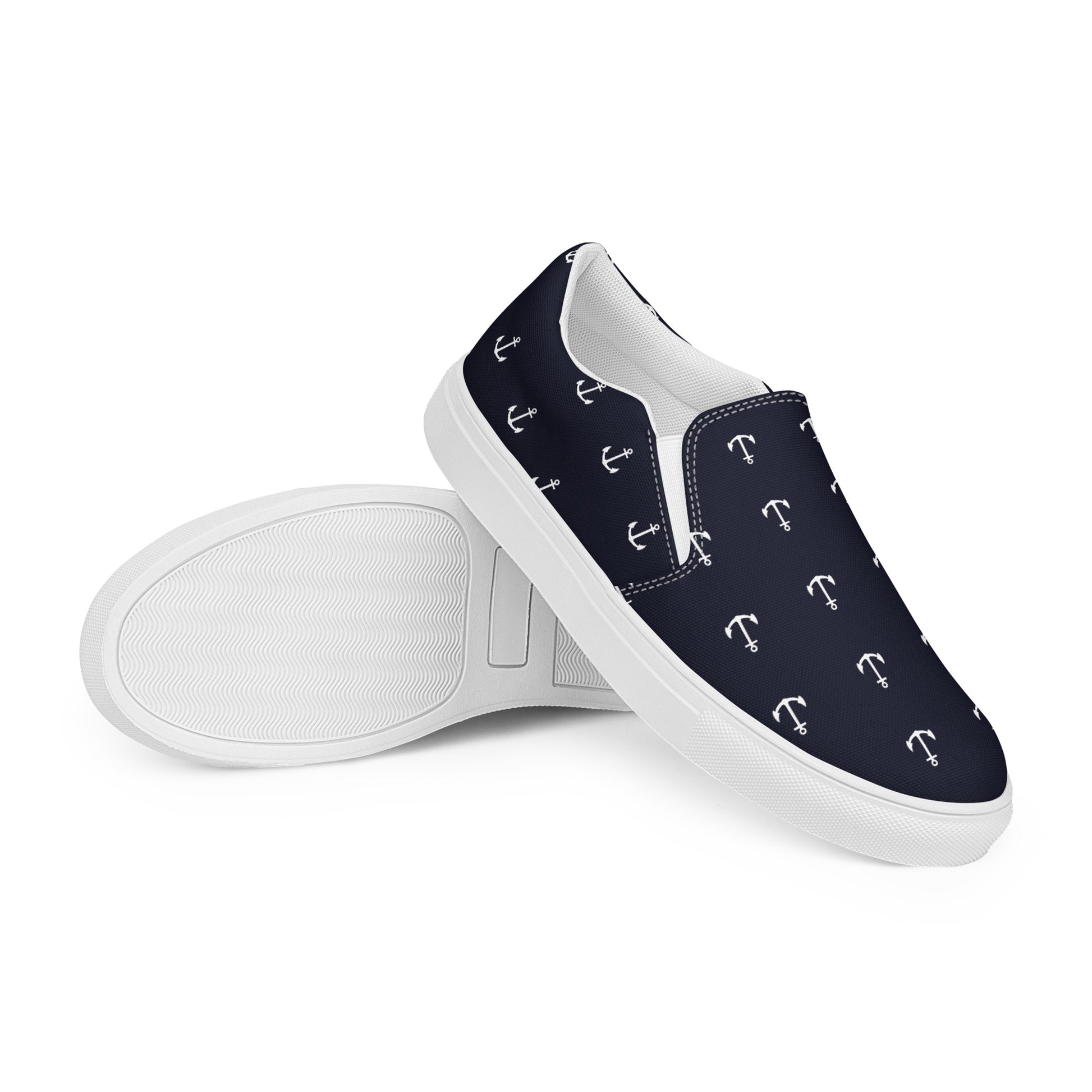 NAUTICAL Women’s Slip-On Canvas Shoes - SOULSKY 