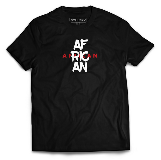 Best AFRICAN SAMURAI O-Neck Black T-Shirt Online 2020