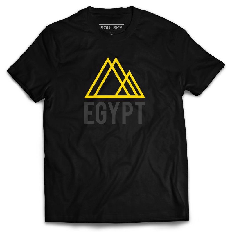 EGYPT Tee (Black and Yellow) - Kids