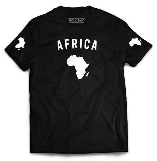 Best TEAM AFRICA O-Neck T-Shirt - Black Online 2020