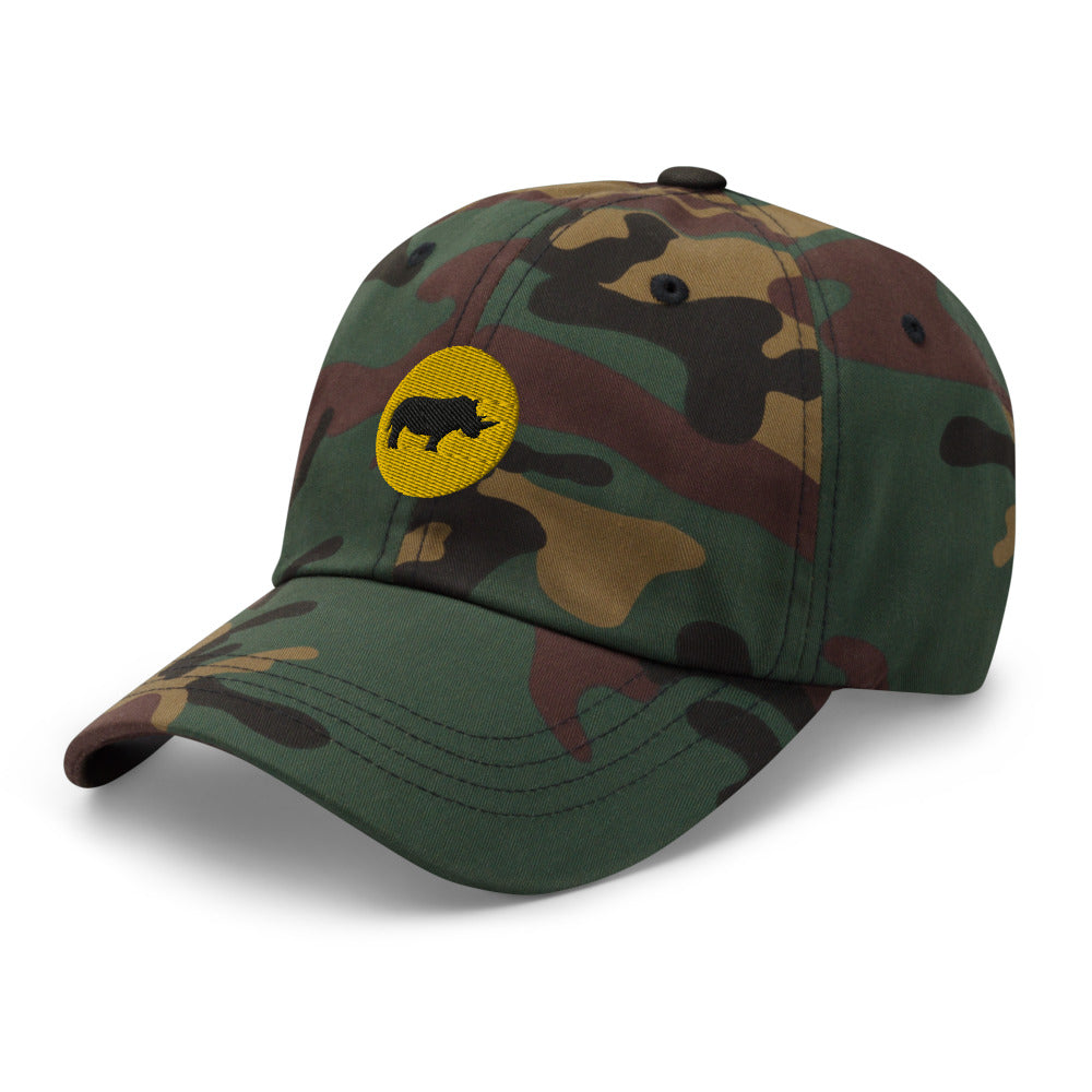 STAY FOCUSED Dad Hat (Camo) - SOULSKY 