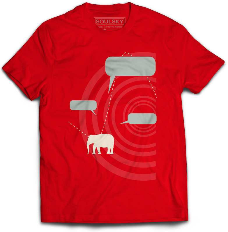 EXPRESS YOURSELF Tee (Red) - Kids
