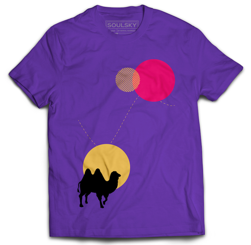 FOLLOW YOUR HEART Tee (Purple) - Kids