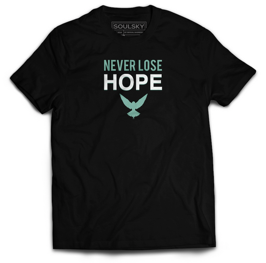 NEVER LOSE HOPE Tee (Black) - Kids